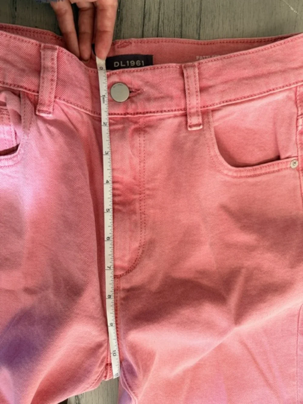 NWOT DL1961 Patti Straight High Rise Vintage Ankle in Flamingo size 27 - Picture 13 of 16